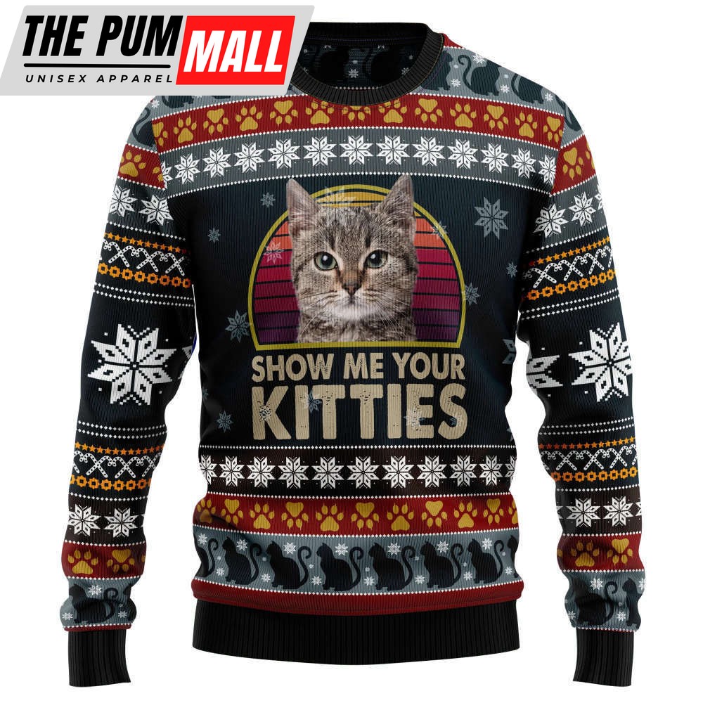 Cat Keep It Classy For Christmas Ugly Christmas Sweater, Gift For Christmas 2023