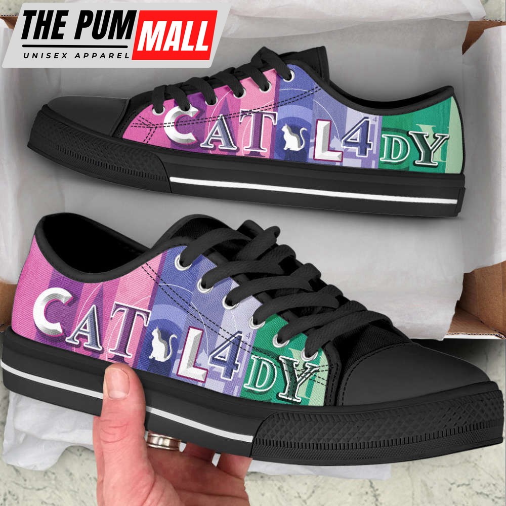 cat-lady-lover-shoes-colorful-low-top-shoes-canvas-shoes-print-lowtop-h1y9v4qp Cat Lady Lover Shoes Colorful Low Top Shoes Canvas Shoes Print Lowtop