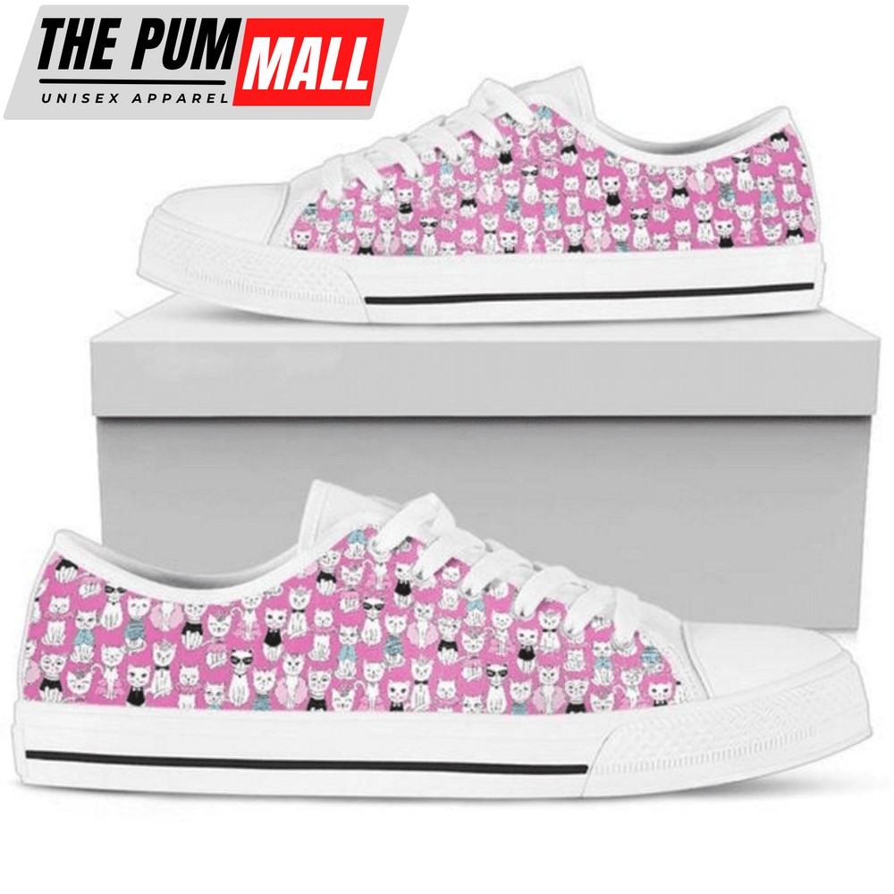 Cat Lover low Top Shoes PN205374Sb – Stylish & Sustainable Footwear