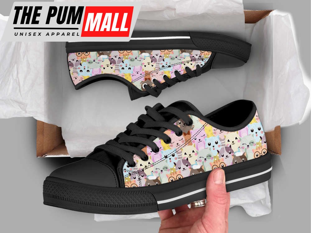 cat-lover-shoes-cat-sneakers-low-top-shoes-for-cat-owner-gifts-wxmd9b4t Cat Lover Shoes, Cat Sneakers, Low Top Shoes For Cat Owner Gifts