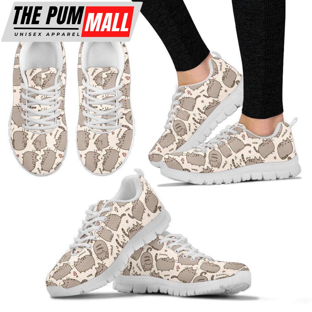 Cat Lover Women’s Sneakers, For Women Comfortable Walking Running Lightweight Casual Shoes