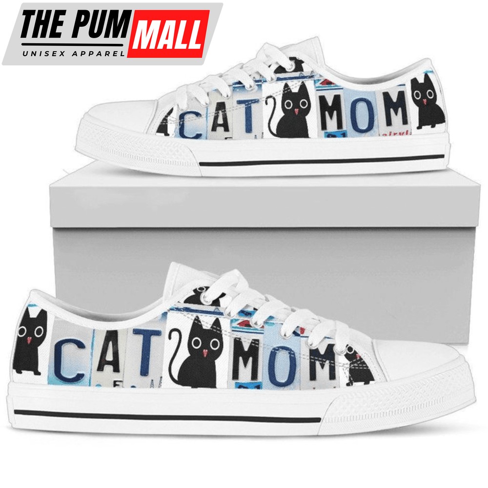 Cat Mom Low Top Shoes PN205363Sb – Comfortable & Trendy Footwear