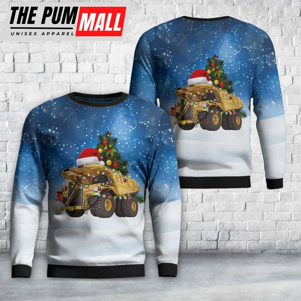 Caterpillar 797F Mining Dump Truck Christmas Sweater