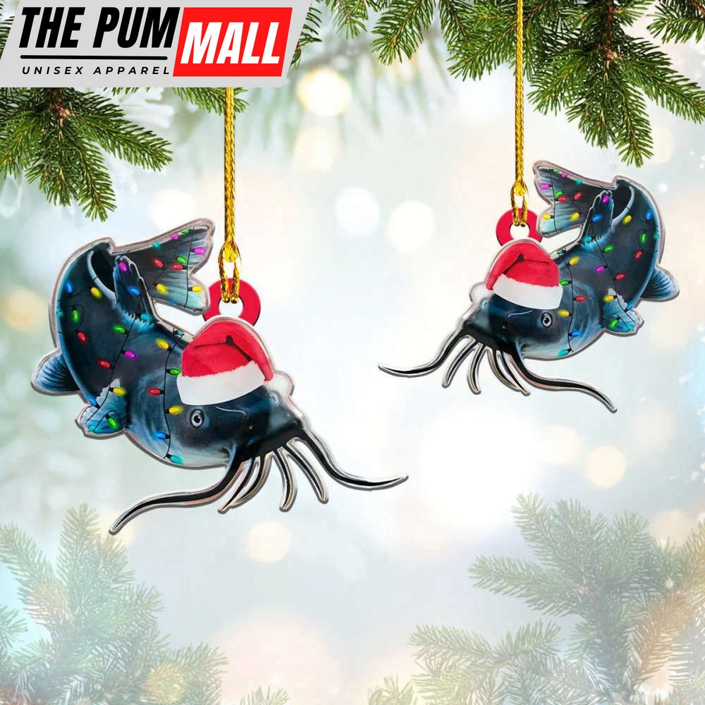 Catfish Christmas Ornament Fishing Ornaments For Christmas Tree 2023 Limited Edition