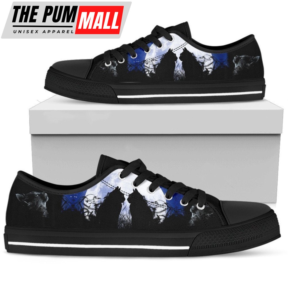 Cats and Moon Women’s Low Top Shoe – Stylish & Sustainable Footwear