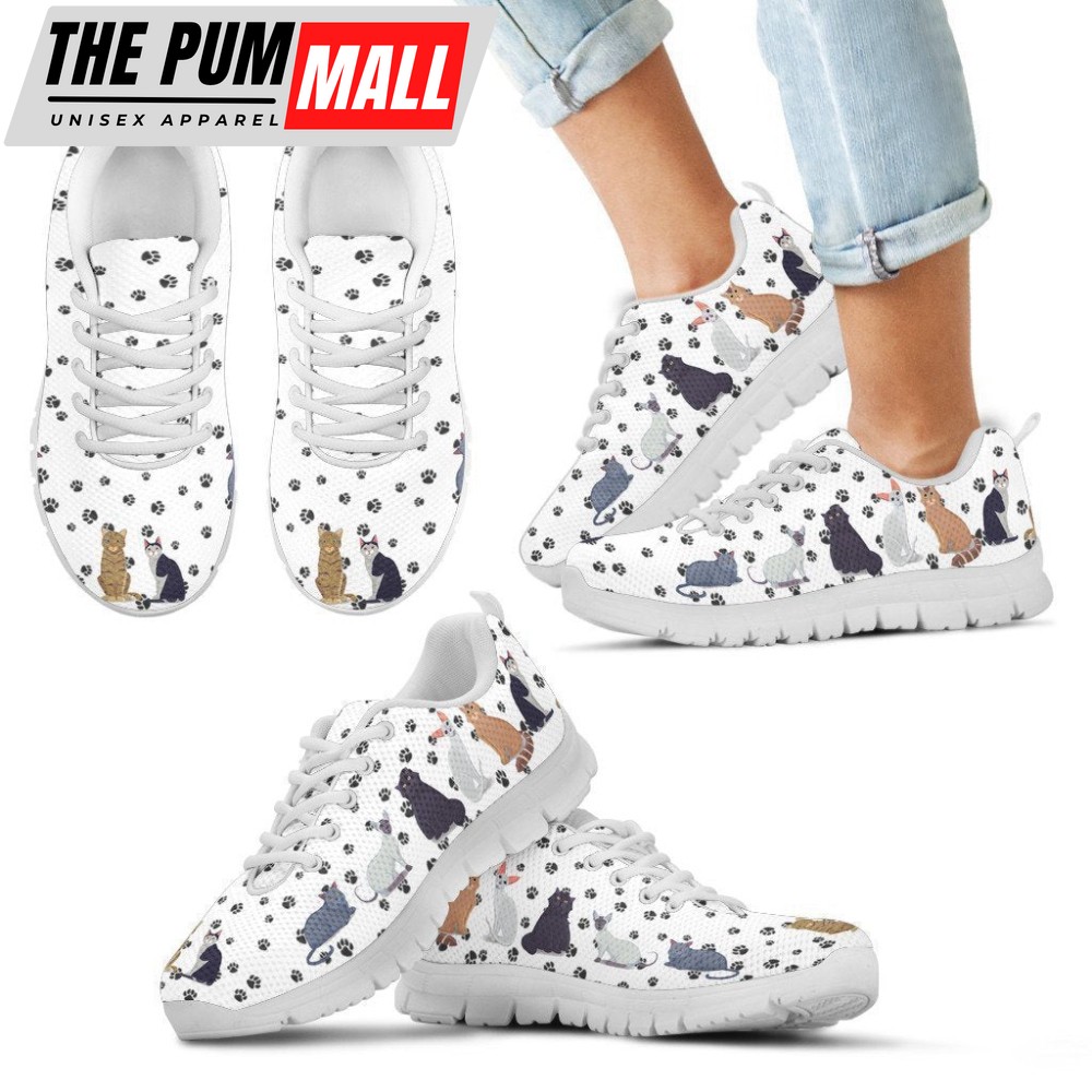 Cats Kid’s Sneakers Walking Running Lightweight Casual Shoes For Men And Women