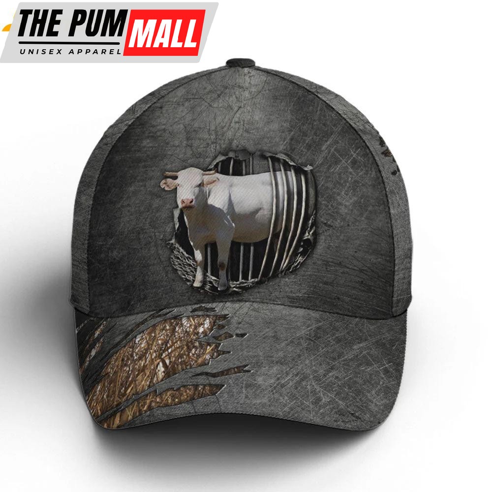 Cattle White Cow Farming Classic Baseball Cap