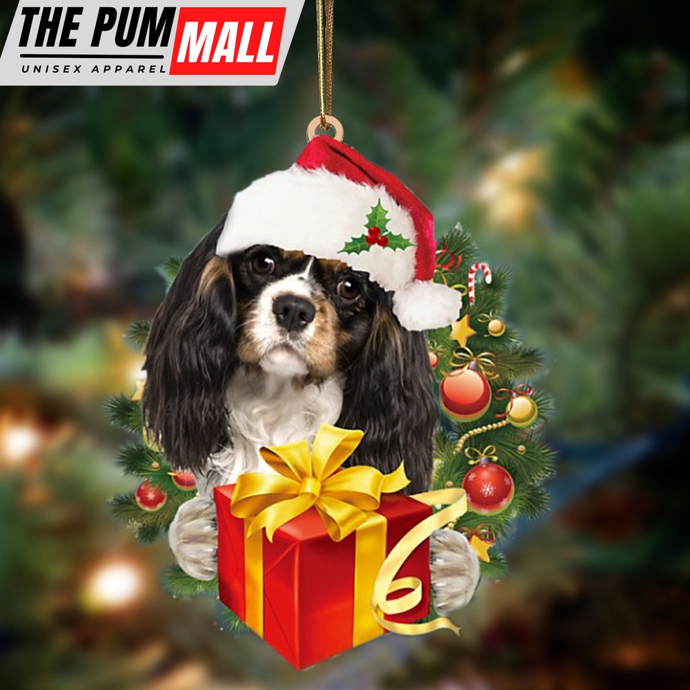 Cavalier King Charles Spaniel Give Gifts Hanging Ornament – Flat Acrylic Dog Ornament – Dog Lovers Gifts For Him Or Her Limited Edition