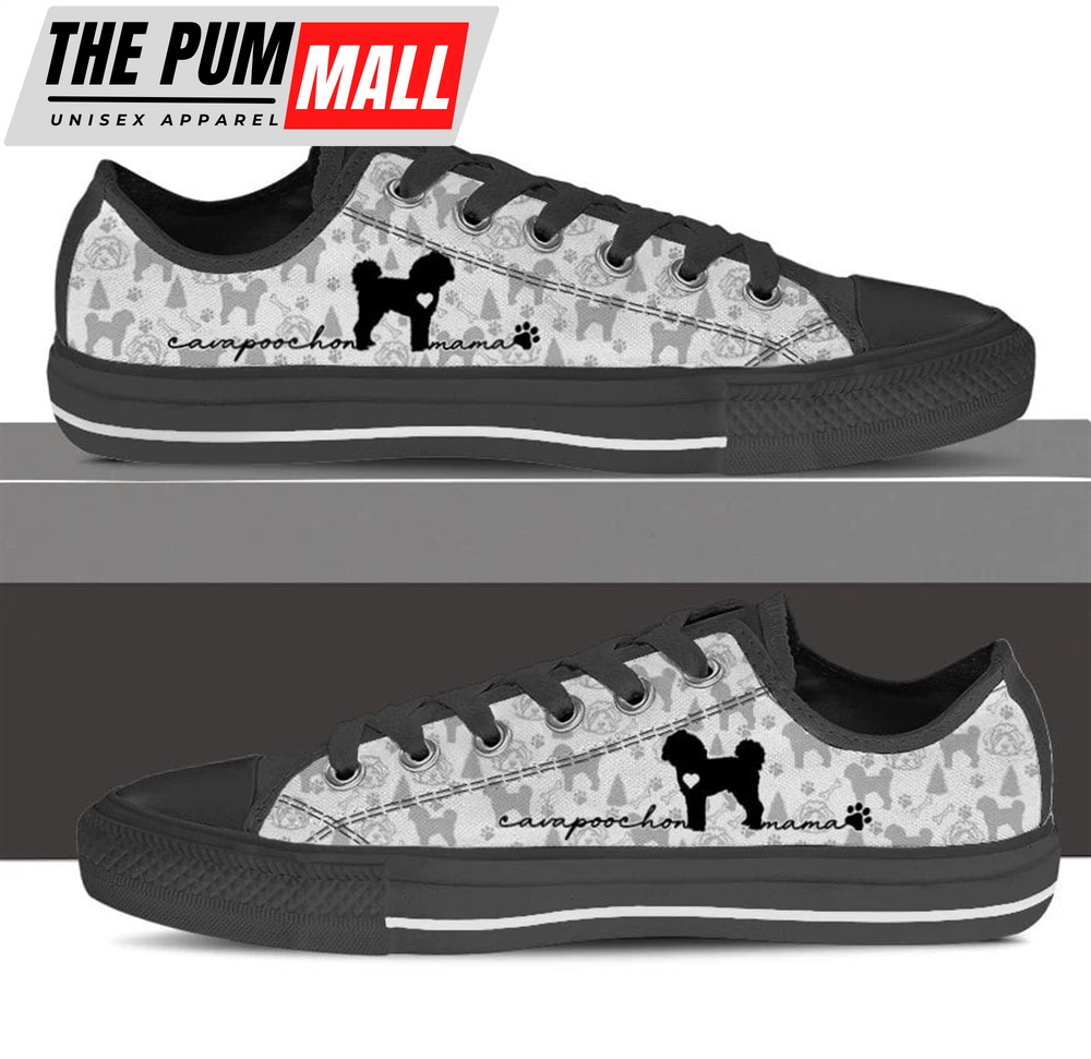 cavapoochon-low-top-shoes-sneaker-for-dog-walking-dog-lovers-gifts-for-him-o-f6r5j0xq Cavapoochon Low Top Shoes – Sneaker For Dog Walking – Dog Lovers Gifts for Him or Her