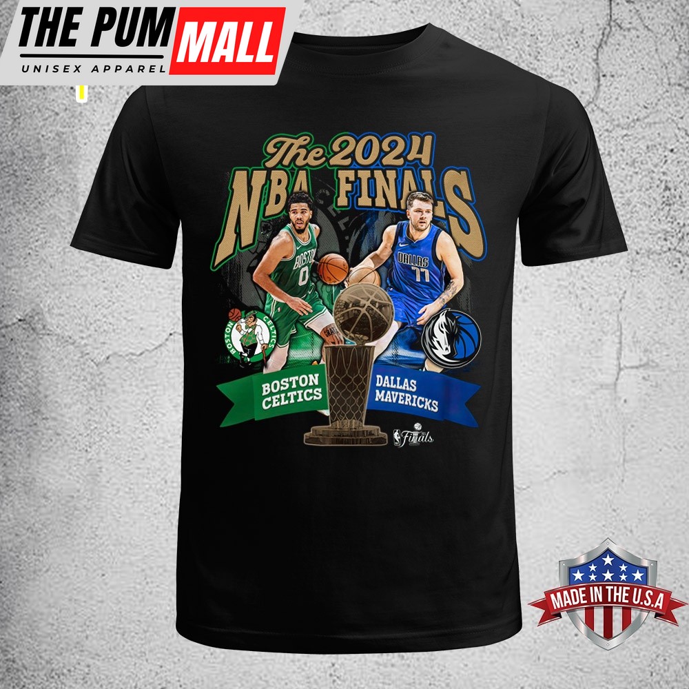 Celtics-Mavericks 2025 NBA Finals Dueling Player Unisex T-Shirt