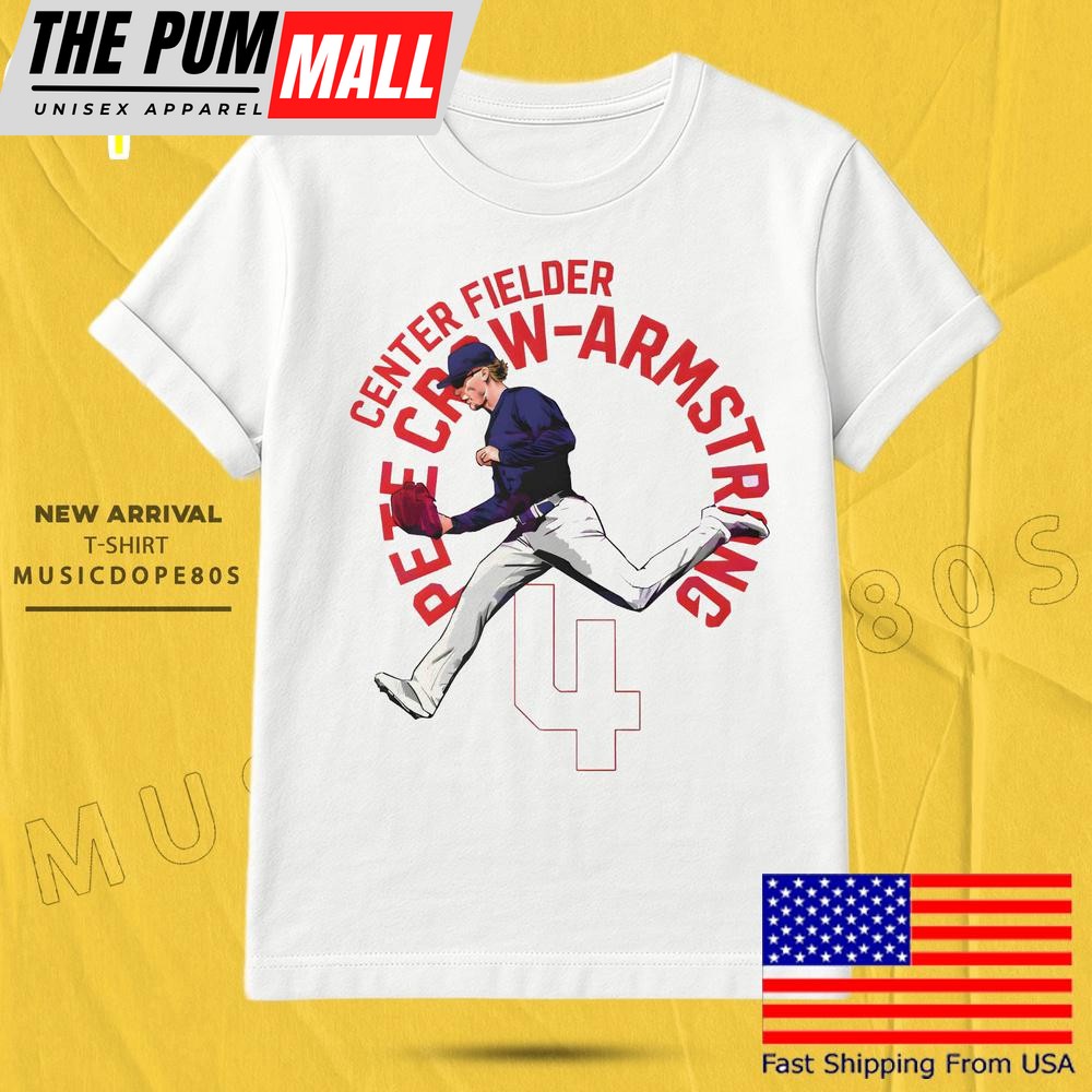 Center Fielder Pete Crow Armstrong 4 Chicago Cubs T Shirt