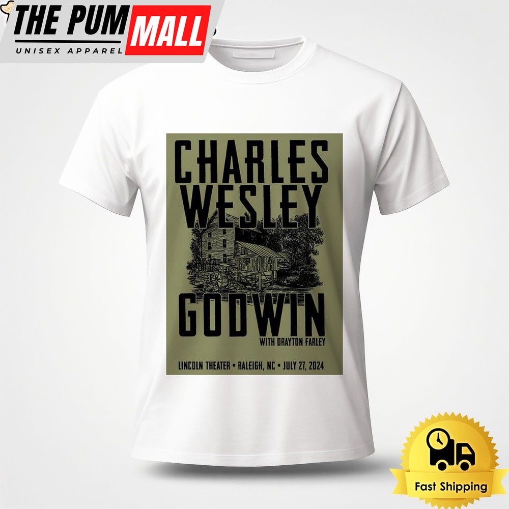Charles Wesley Godwin Live At Lincoln Theatre Raleigh NC On July 27 2024 Unisex T-Shirt
