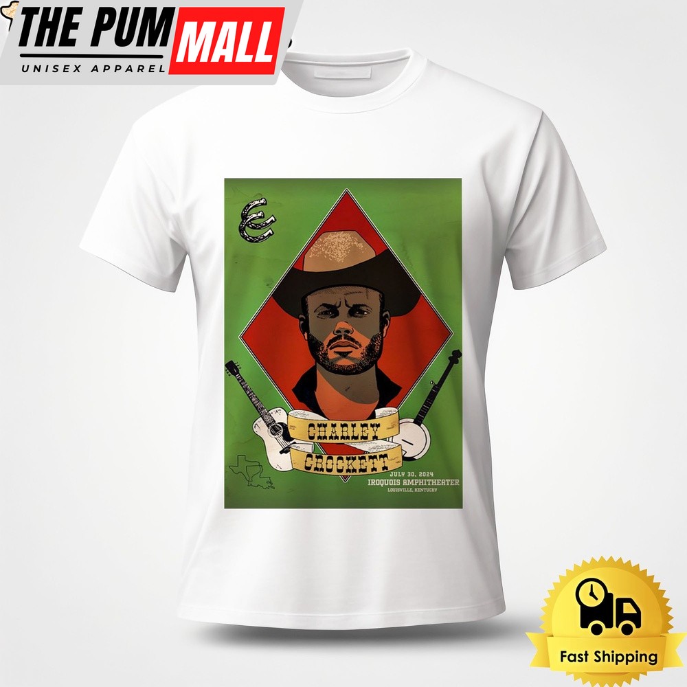 Charley Crockett At Iroquois Amphitheater In Louisville KY On July 30 2024 Unisex T-Shirt