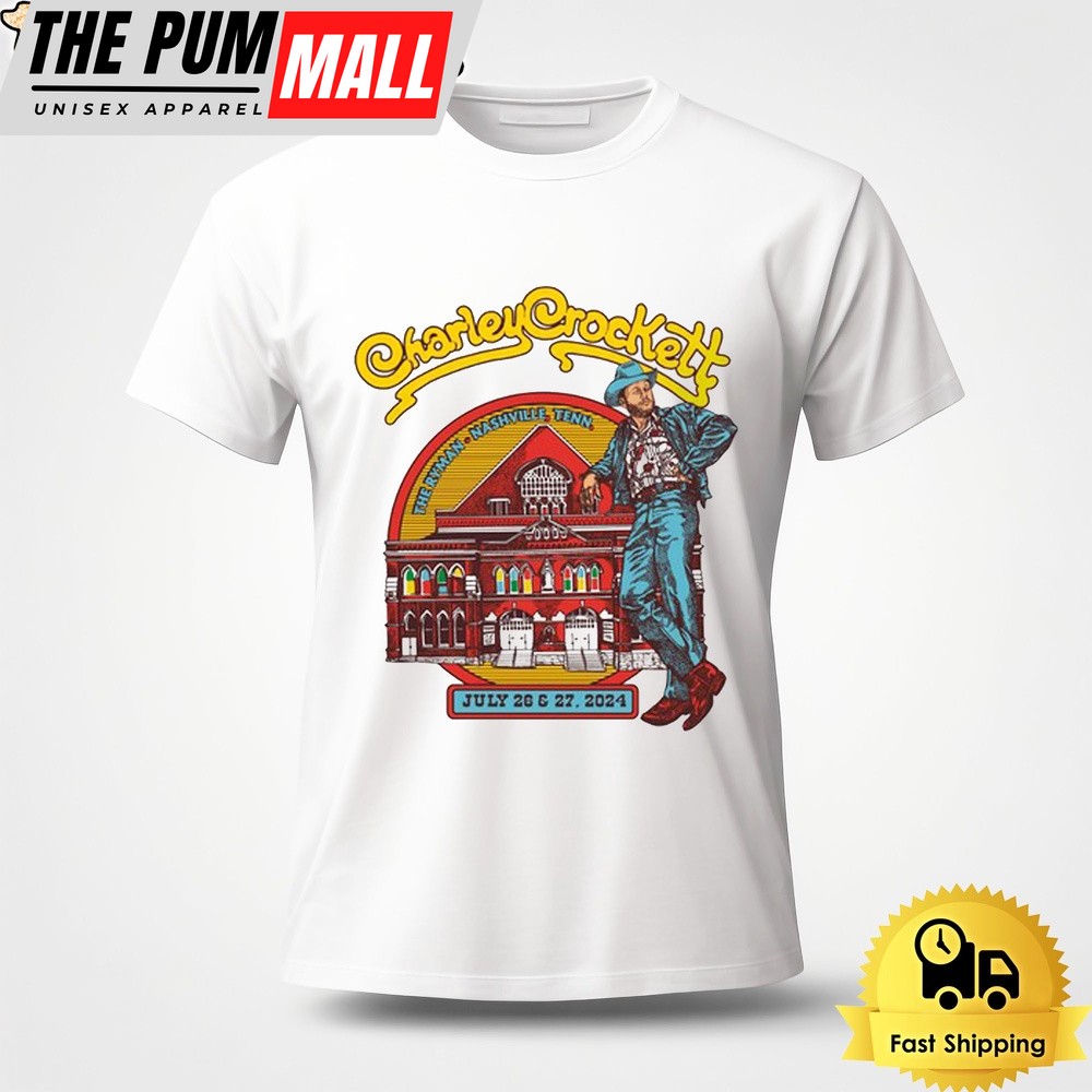 Charley Crockett Live Nashville TN On July 26 2024 Unisex T-Shirt