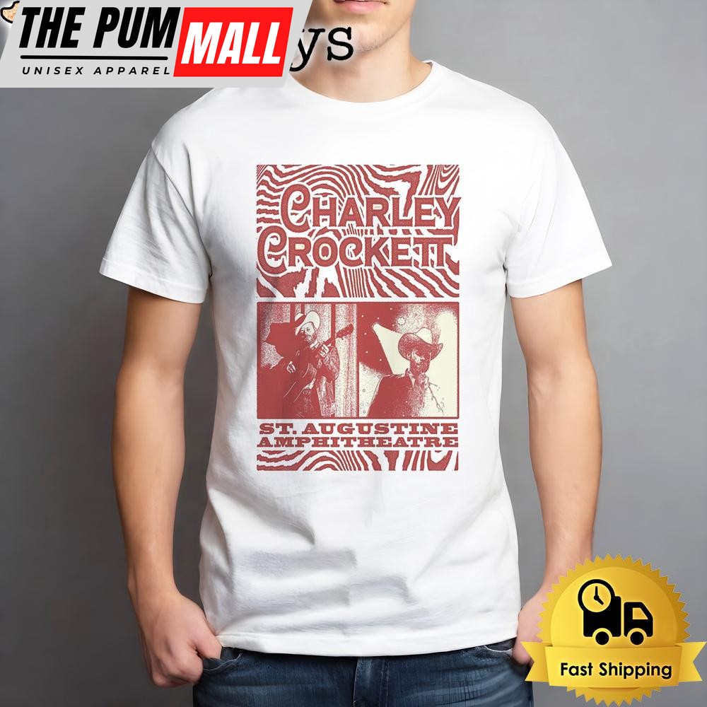 Charley Crockett Live On August 26 2024 St Augustine Amphitheatre In Saint Augustine FL Unisex T-Shirt