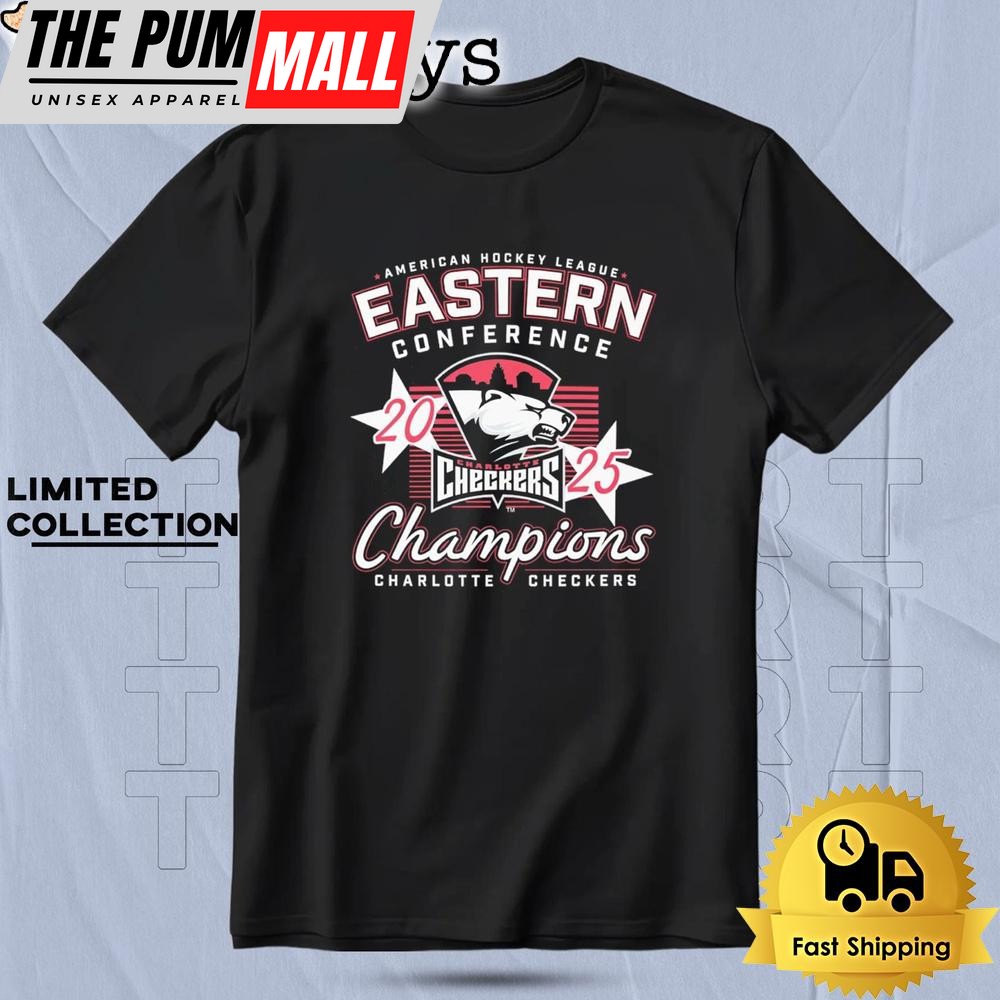Charlotte Checkers 2025 Eastern Conference Champions T Shirt