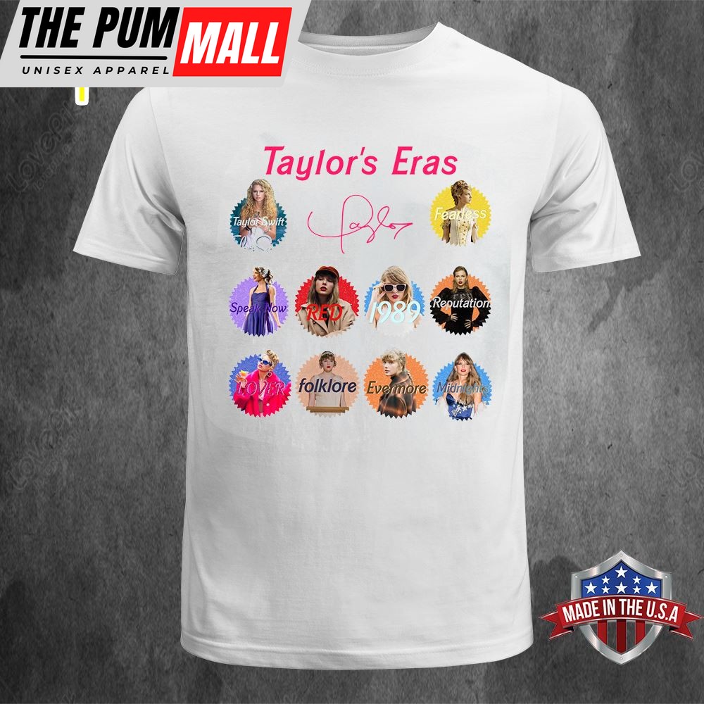 Cheap All Album Taylor Swift Eras Tour T Shirt, Perfect Gift Ideas For Taylor Swift Fans