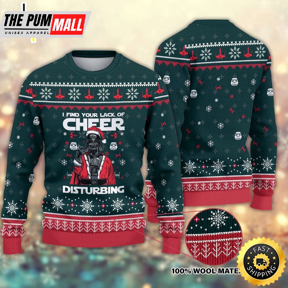 Cheer Disturbin Christmas Ugly Sweater