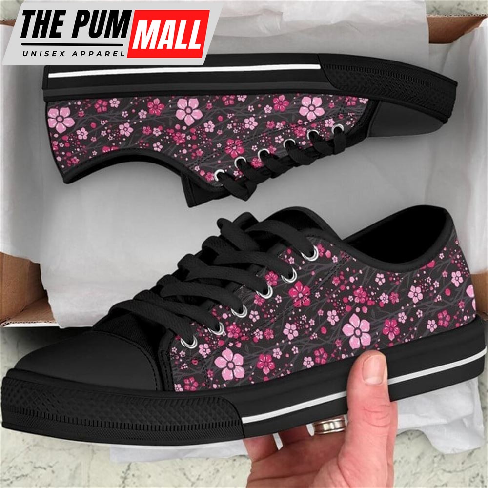Cherry Blossom Low Top Shoes – Low Top Shoes Mens, Women
