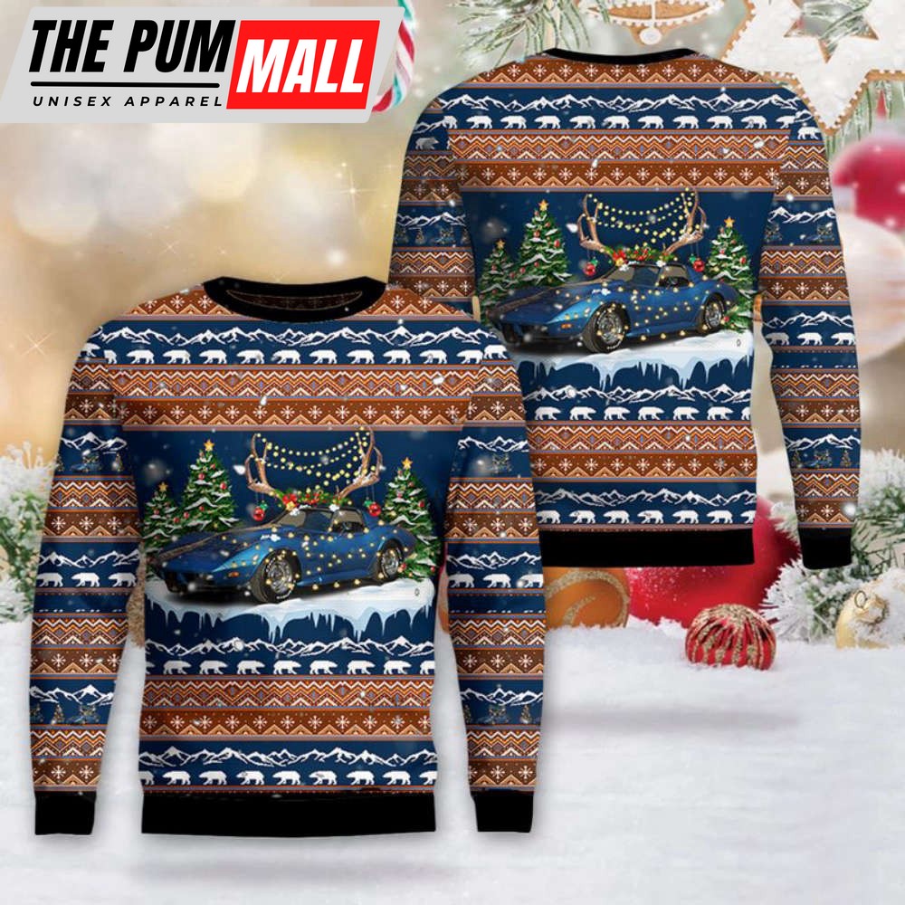 Chevrolet Corvette (C3) Christmas Sweater Christmas Gift Day