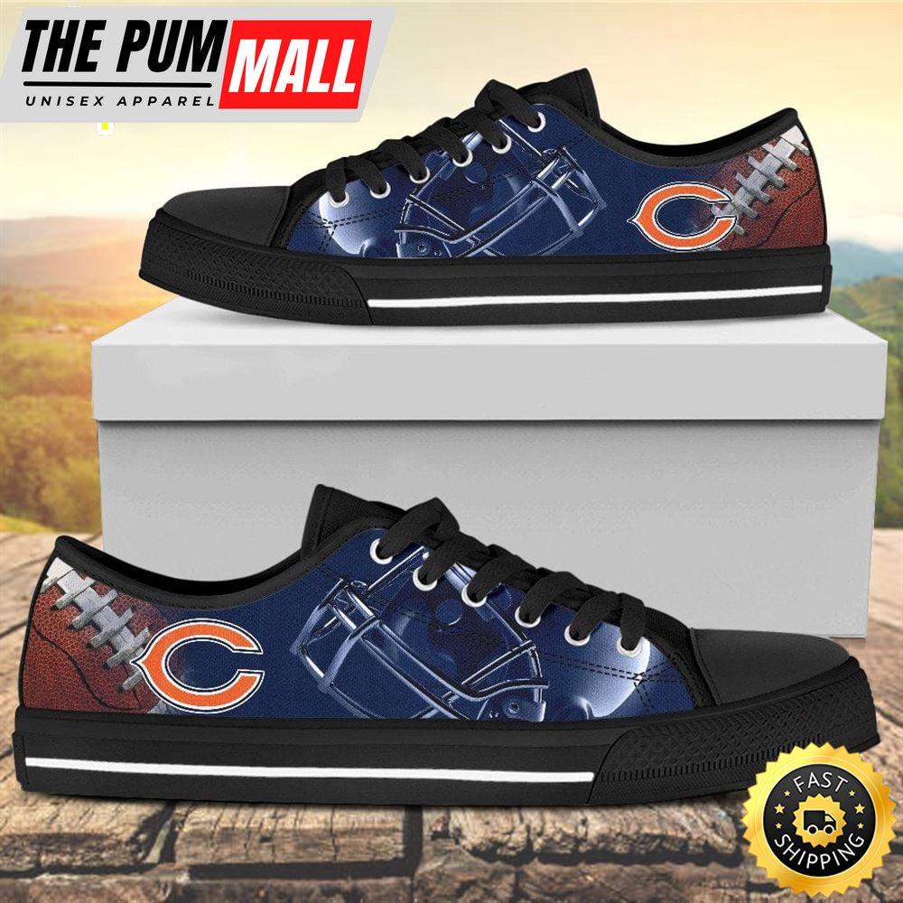 Chicago Bears Canvas Low Top Shoes
