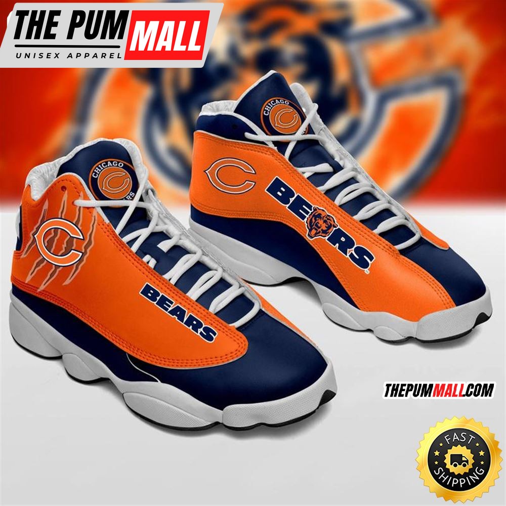 Chicago Bears Nfl Ver 1 Air Jd 13 Sneaker