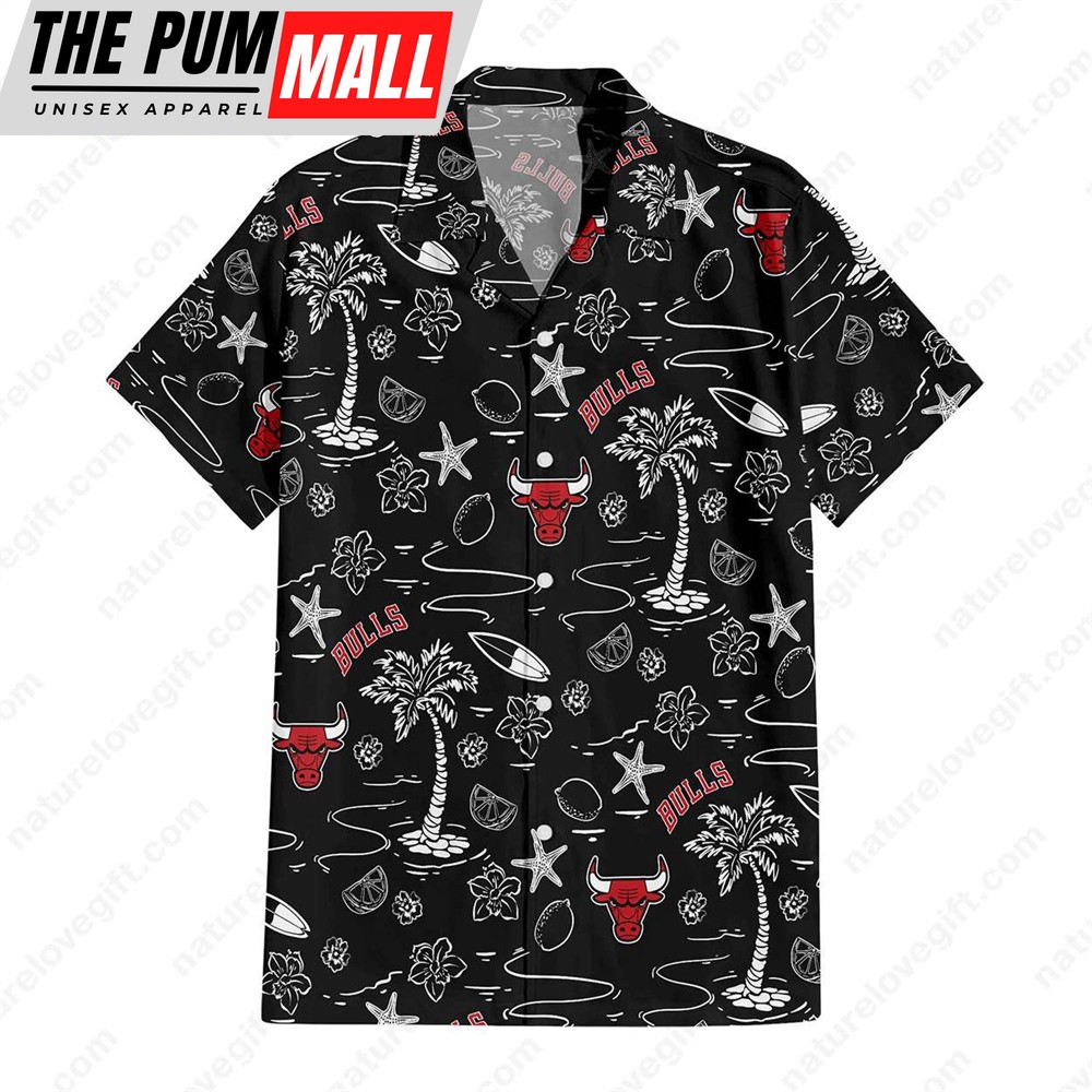 Chicago Bulls Beach Scape Hawaiian Shirt