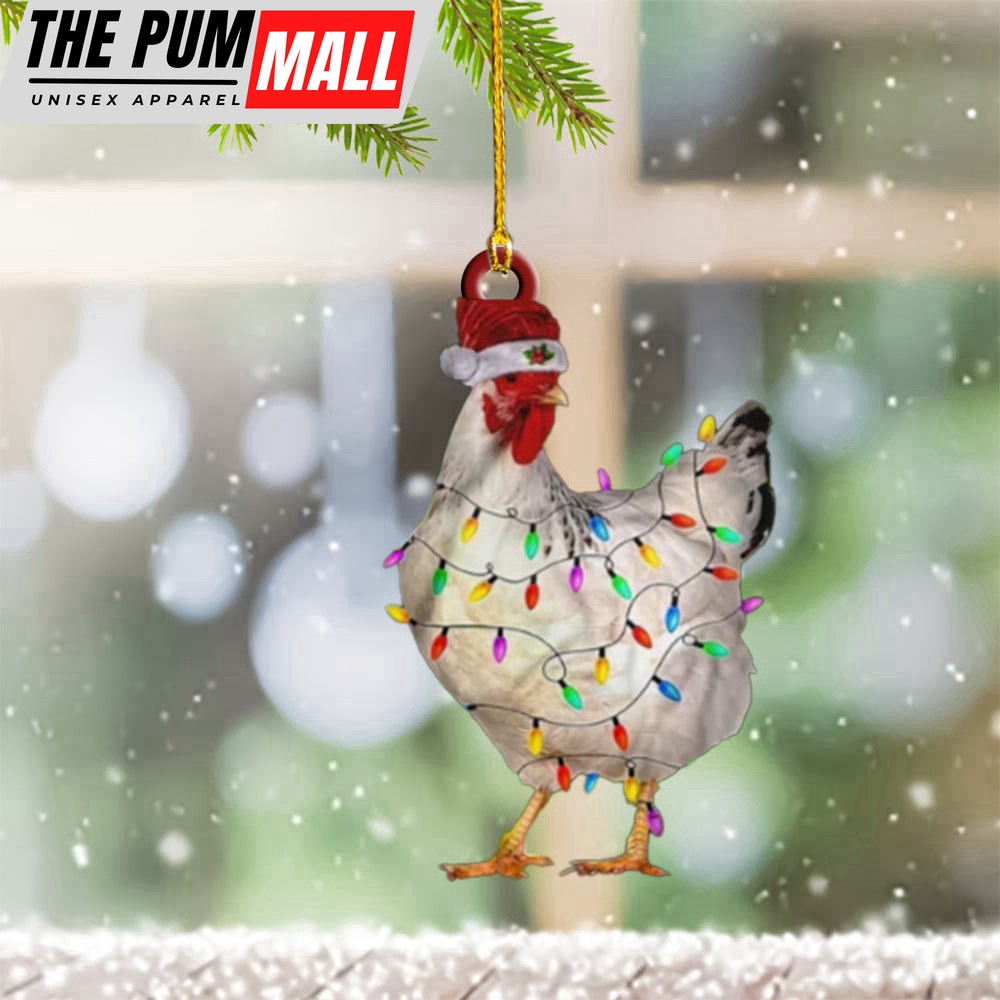 Chicken Christmas Ornament 2023 Chicken Ornaments For Christmas Tree Farm Decor Limited Edition