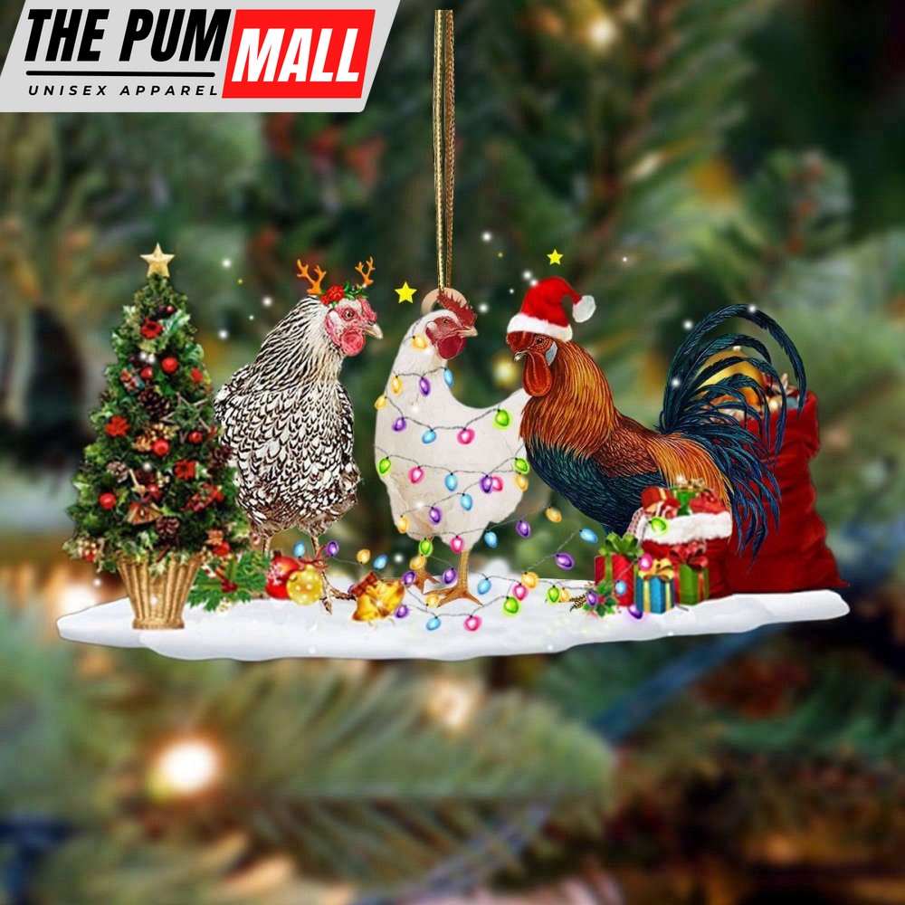 Chicken Christmas Ornaments Best Decorated Christmas Trees Gifts For Chicken Lovers Limited Edition