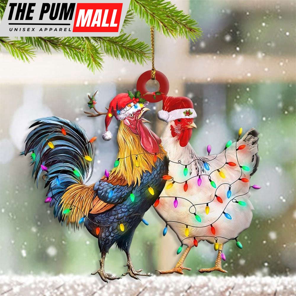 Chicken Christmas Ornaments Chicken Tree Topper Best Decorated Christmas Trees Limited Edition