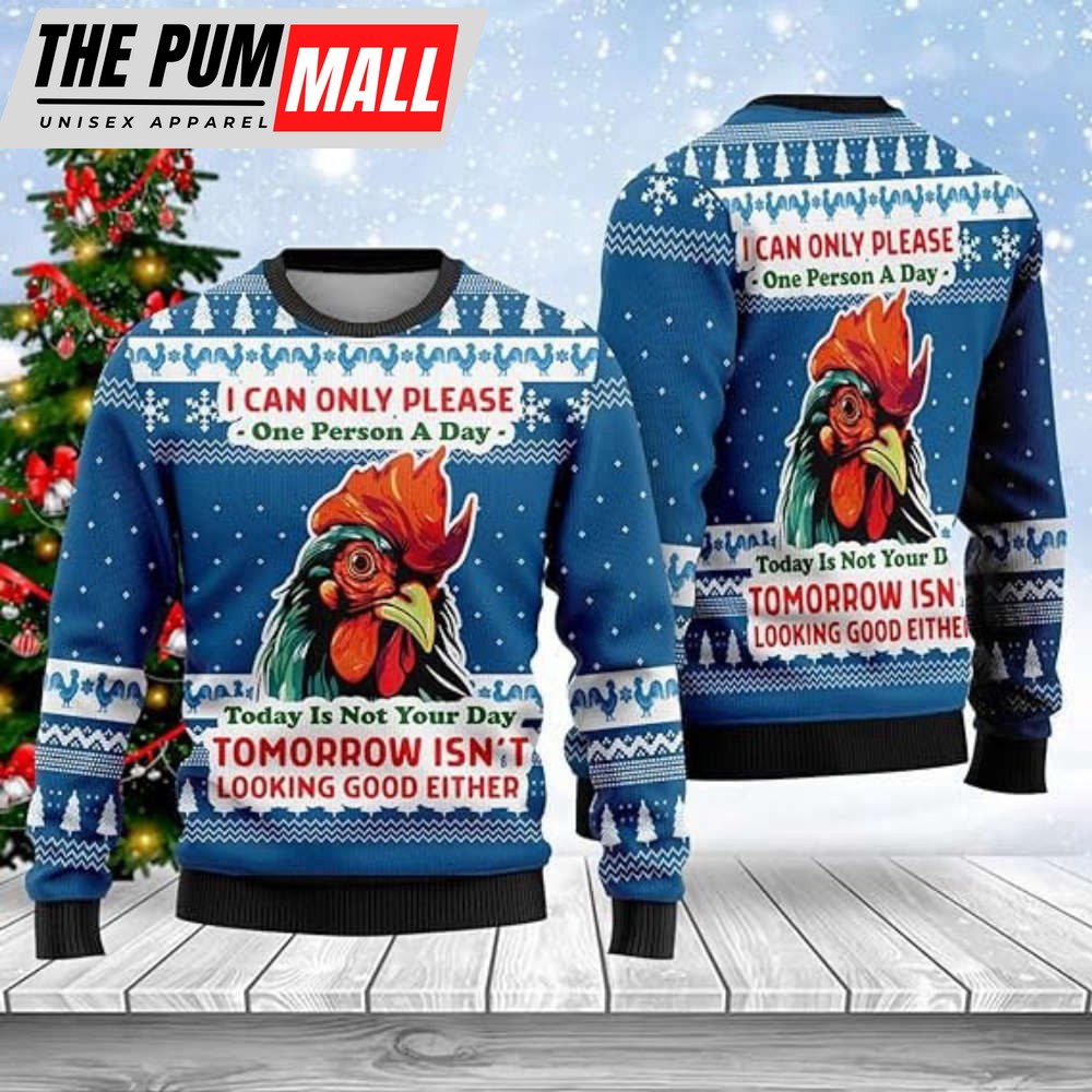 Chicken Christmas Sweaters, Roosters Ugly Christmas Sweater For Christmas