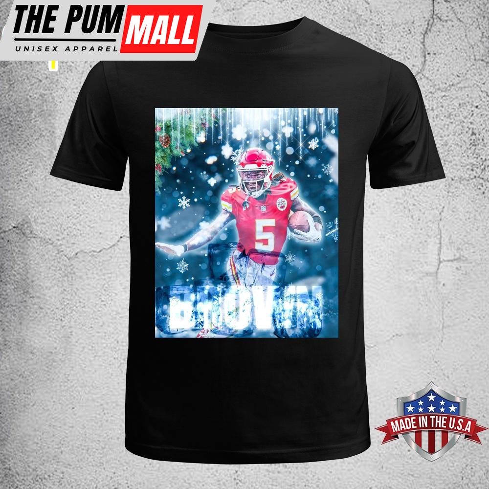 Chiefs WR Marquise Brown Christmas Day Unisex T-Shirt