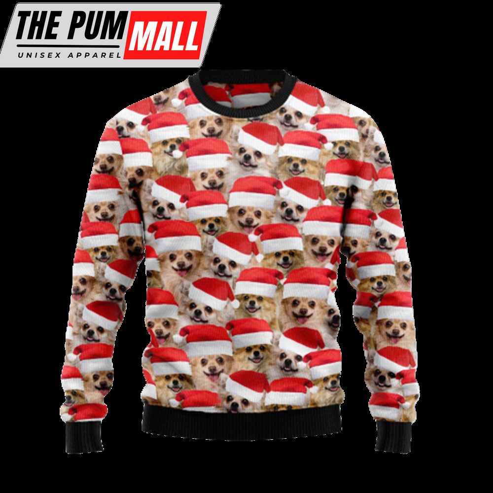 Chihuahua Group Awesome Christmas Ugly Christmas Sweater, Gift For Christmas, Gift For Christmas