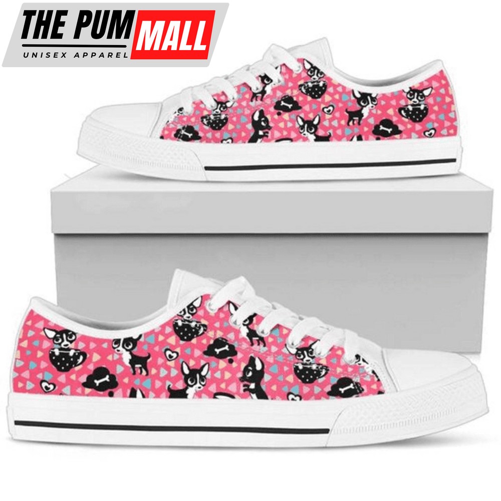 Chihuahua Low Top Shoes PN205441Sb – Stylish & Sustainable Footwear