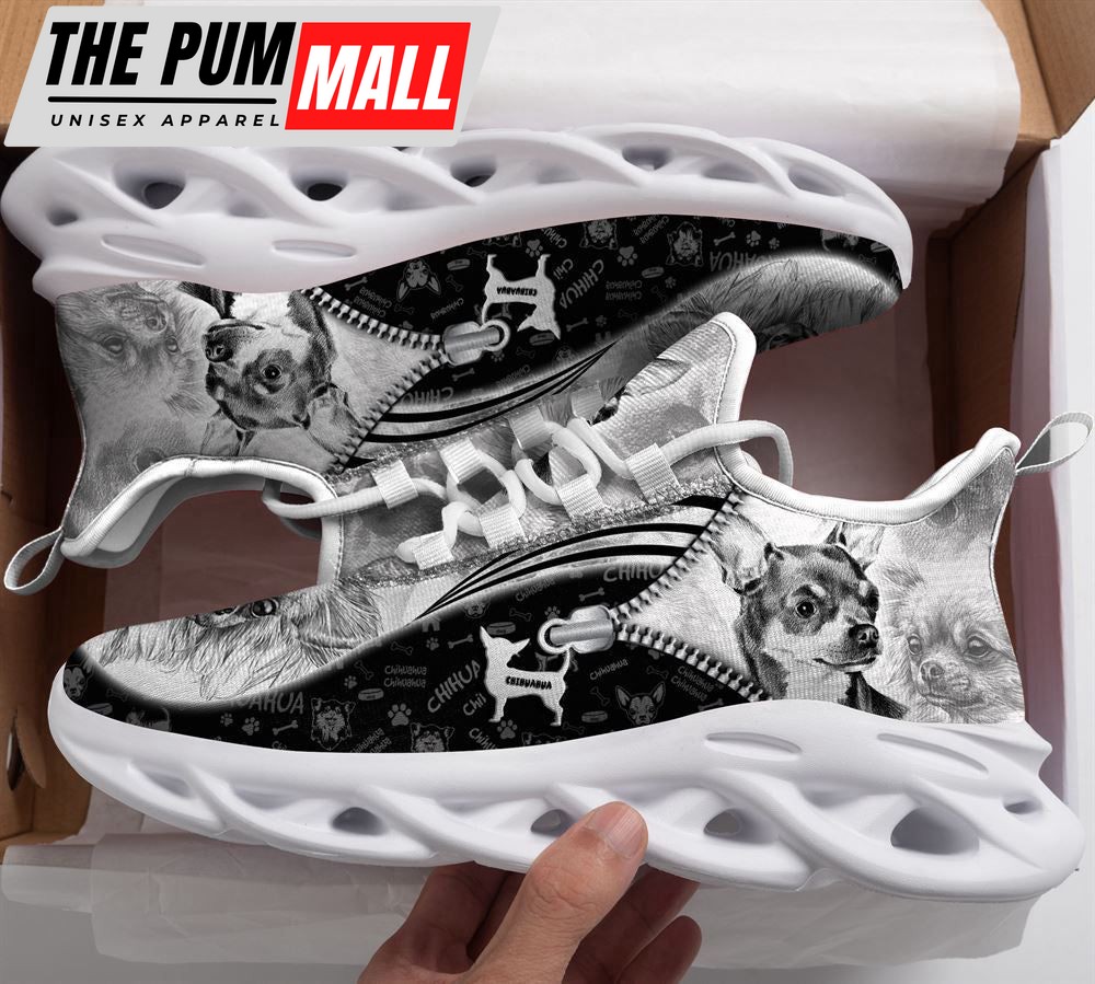 Chihuahua Sketch Max Soul Shoes For Women Men Kid, Gift For Pet Lover
