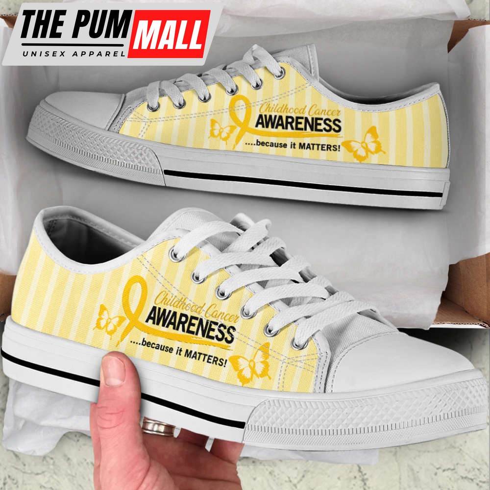 childhood-cancer-shoes-because-it-matters-low-top-shoes-canvas-shoes-u0yt7mro Childhood Cancer Shoes Because It Matters Low Top Shoes Canvas Shoes
