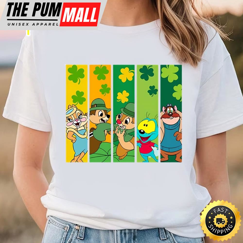 Chip And Dale St Patricks Day Funny Shirt, Disneyland Unisex T-shirt