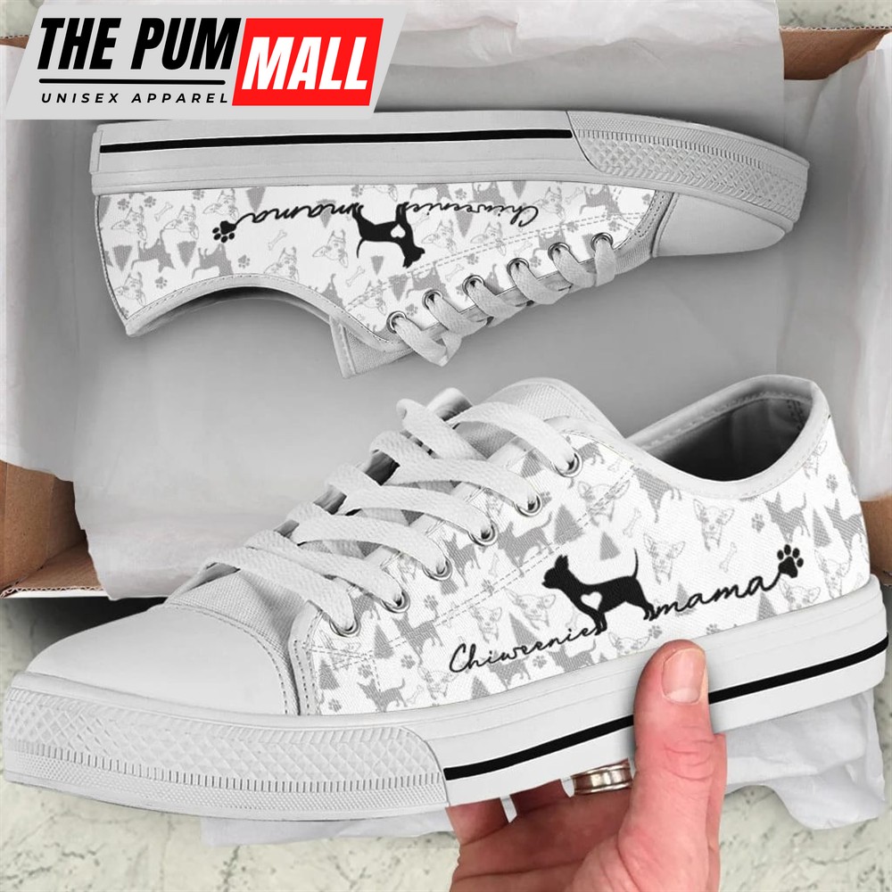 Chiweenie Low Top Shoes – Sneaker For Dog Walking – Dog Lovers Gifts for Him or Her