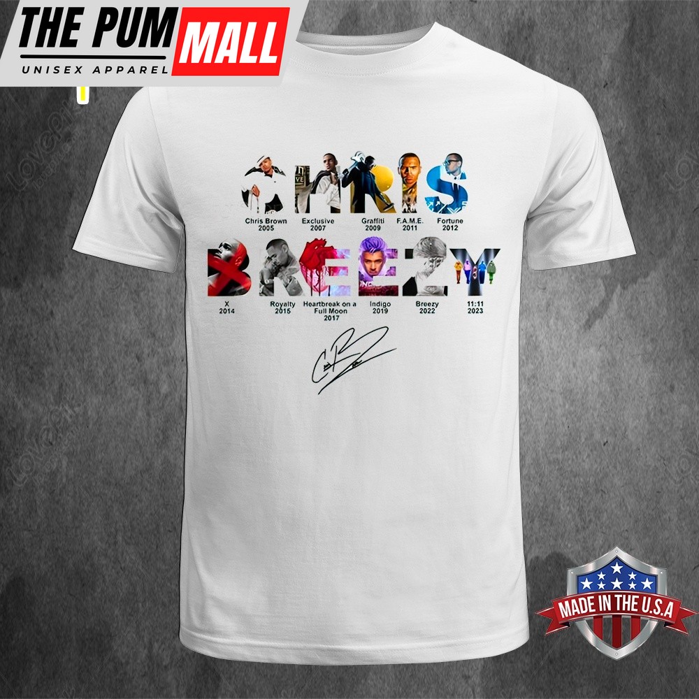 Chris Brown 11:11 Tour 2025 Music Unisex T-Shirts