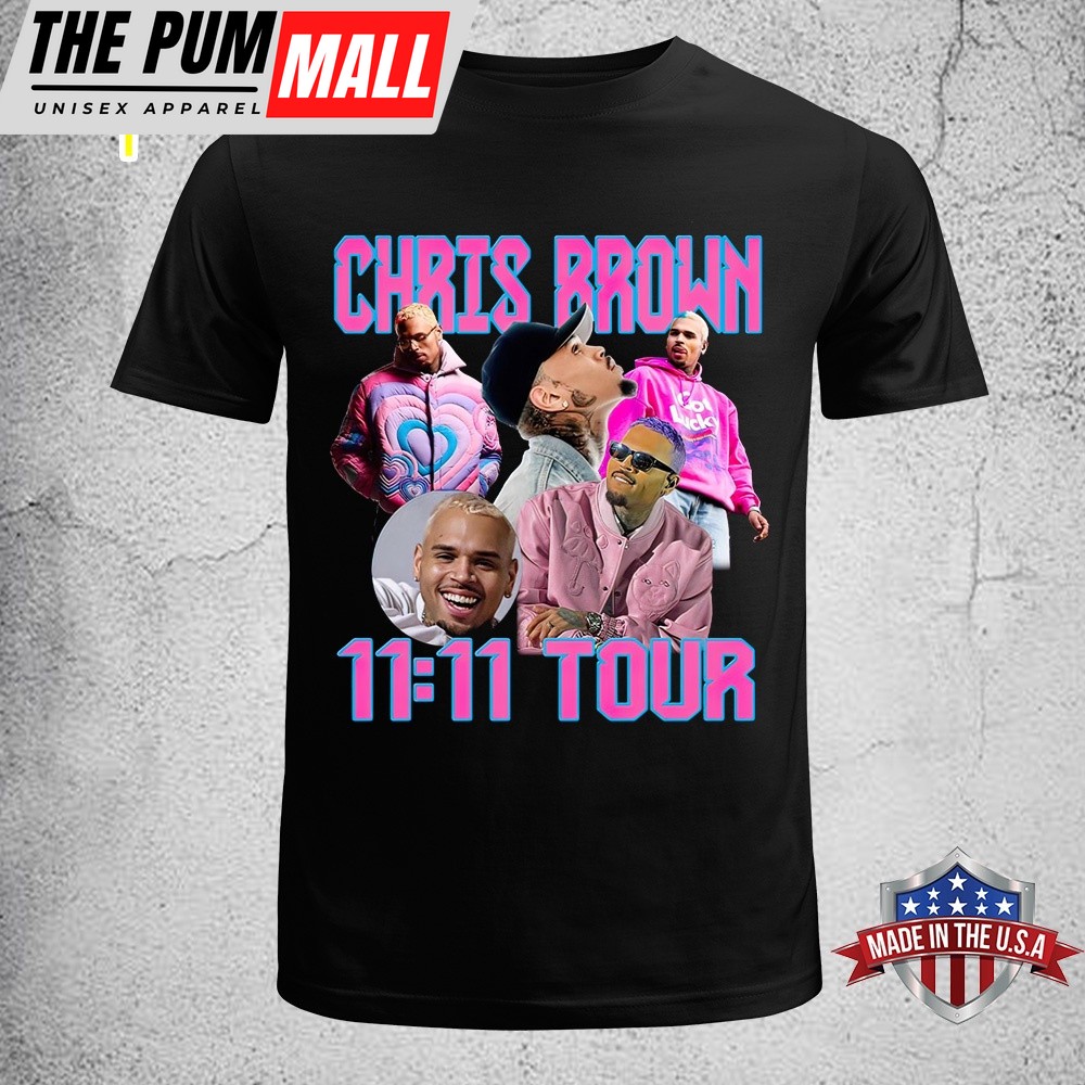 Chris Brown 11:11 Tour 2025 Music Unisex T-Shirts