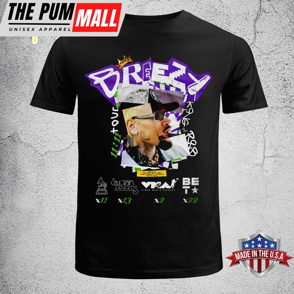 Chris Brown 11:11 World Tour 2025 Music Unisex T-Shirt