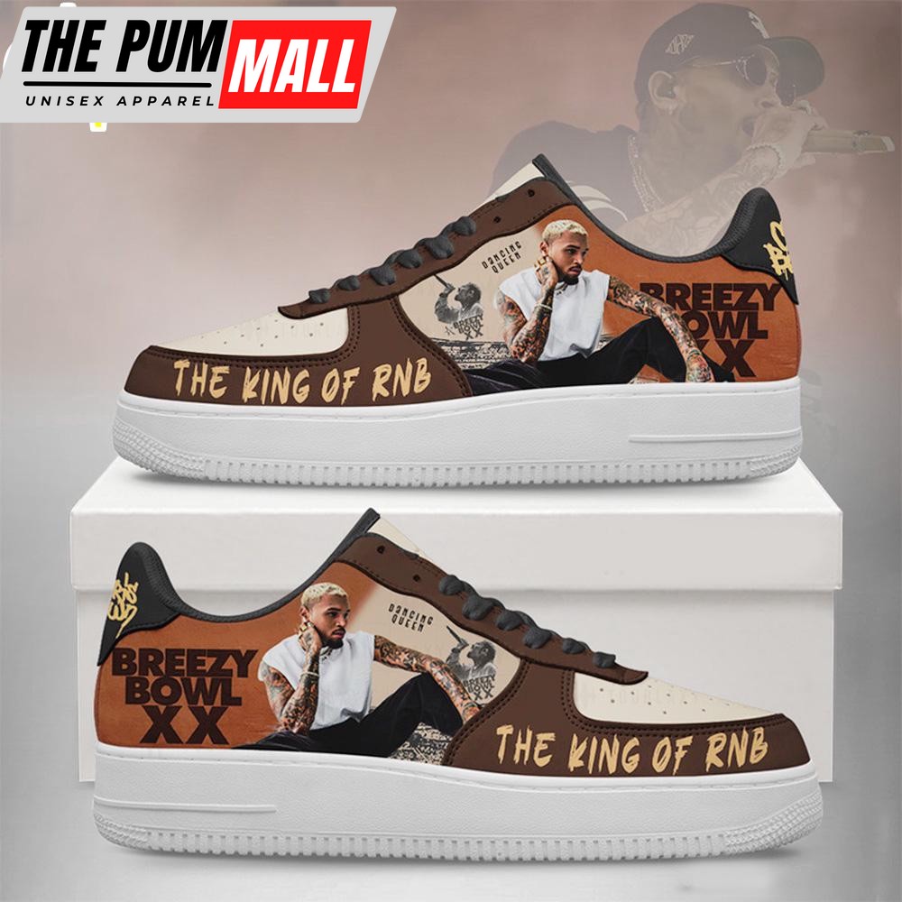 Chris Brown Air Force 1 Shoes For Fans