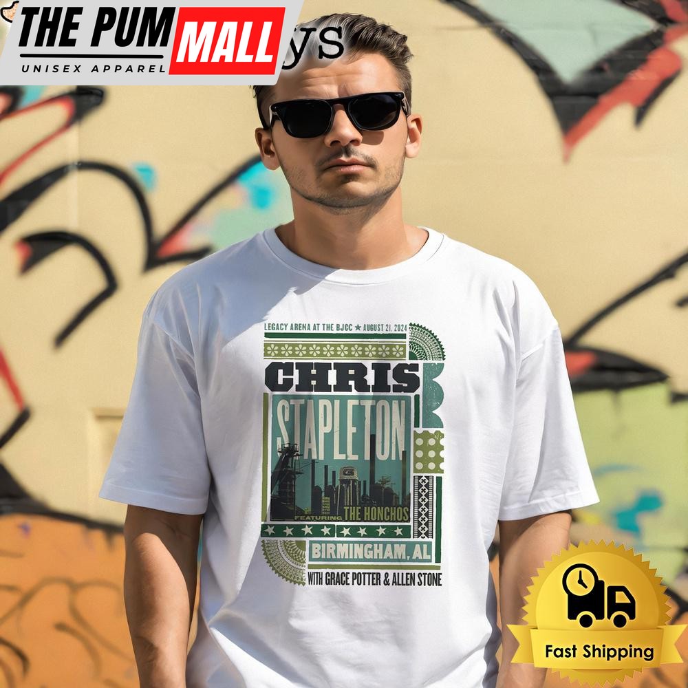 Chris Stapleton Tour In Birmingham AL On August 21 2024 Unisex T-Shirt