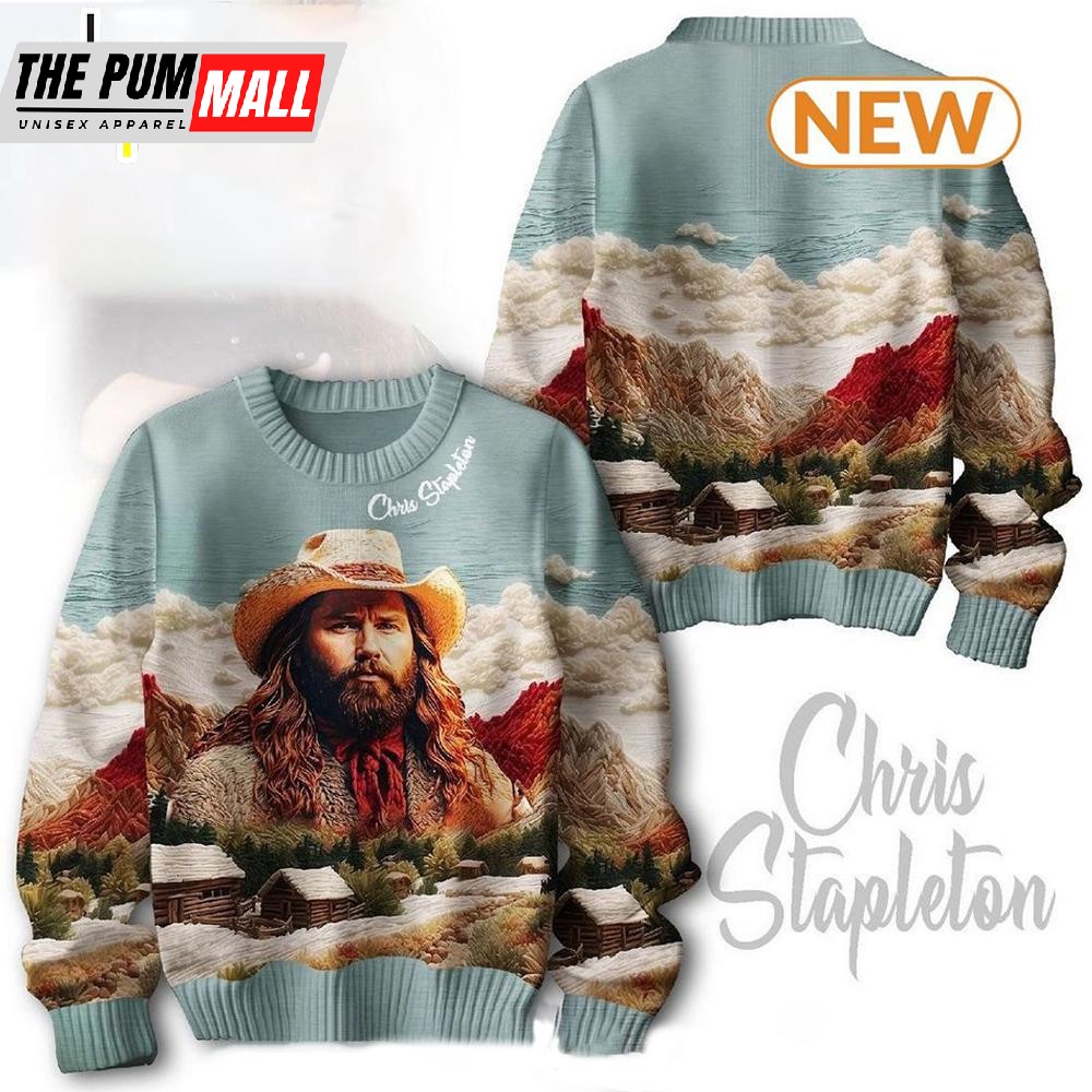 Chris Stapleton Ugly Christmas Sweater Shirt, Sweatshirt