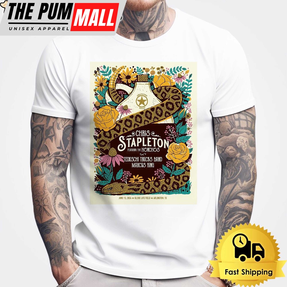 Chris Stapleton’s All-American Road Show concert 2024 In Arlington On June 15 Unisex T-Shirt