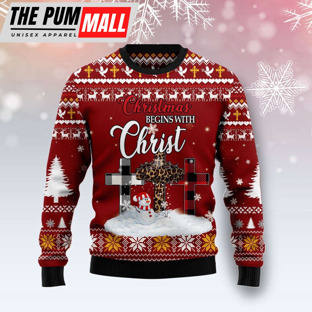 Christian Christmas Ugly Christmas Sweater, Christmas Gift For Men And Women