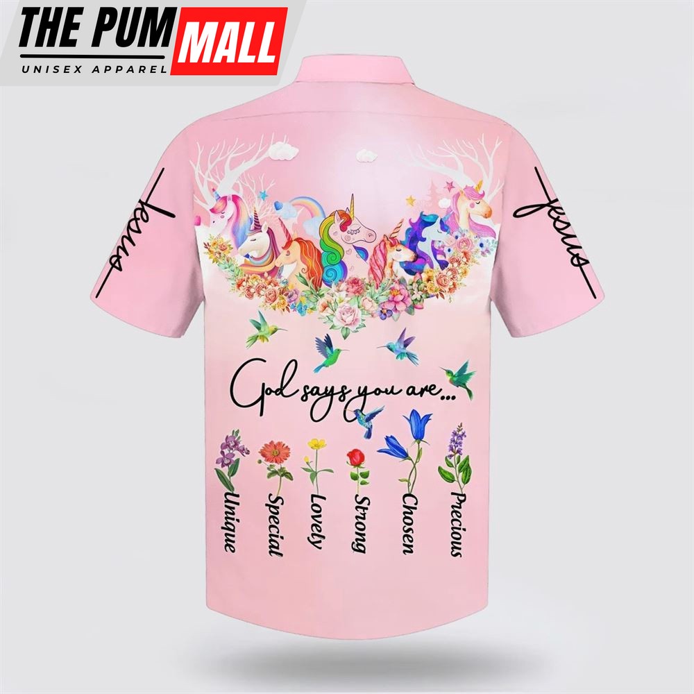 christian-hawaiian-shirt-god-say-you-are-unicorn-and-hummingbird-hawaiian-shirt-1ytk8zy9 Christian Hawaiian Shirt, God Say You Are Unicorn And Hummingbird Hawaiian Shirt, Religion Hawaiian Shirt