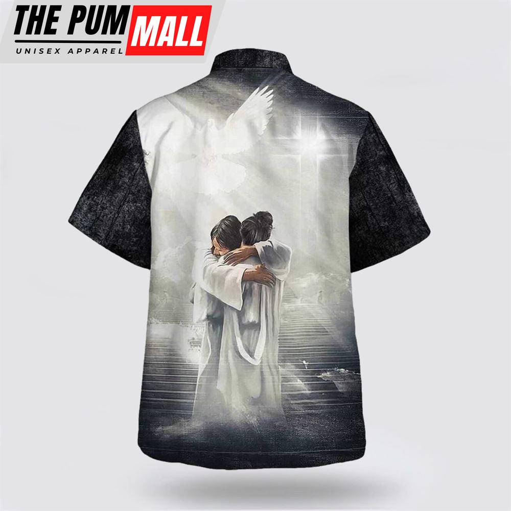 christian-hawaiian-shirt-have-faith-man-hugging-jesus-in-heaven-hawaiian-shirt-e1l2c0z3 Christian Hawaiian Shirt, Have Faith Man Hugging Jesus In Heaven Hawaiian Shirt, Religion Hawaiian Shirt
