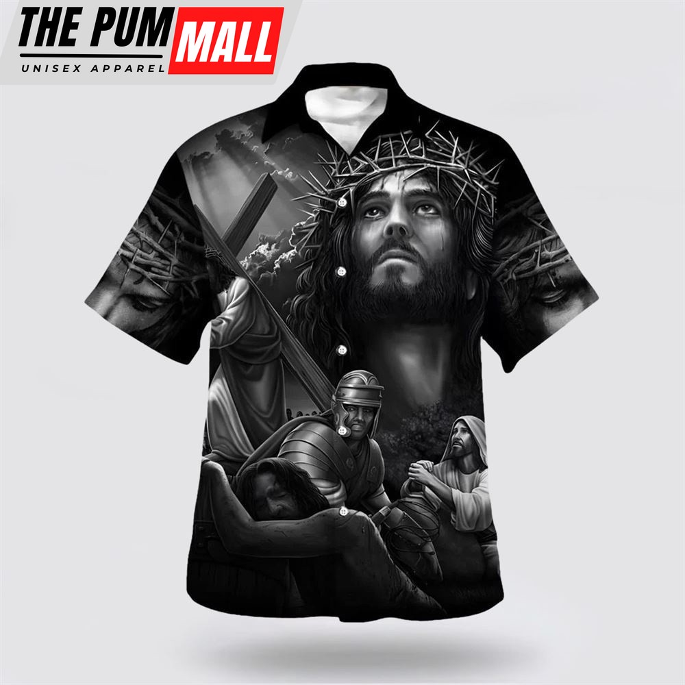 Christian Hawaiian Shirt, Jesus And His Warriors Are Fighting Hawaiian Shirt, Religion Hawaiian Shirt