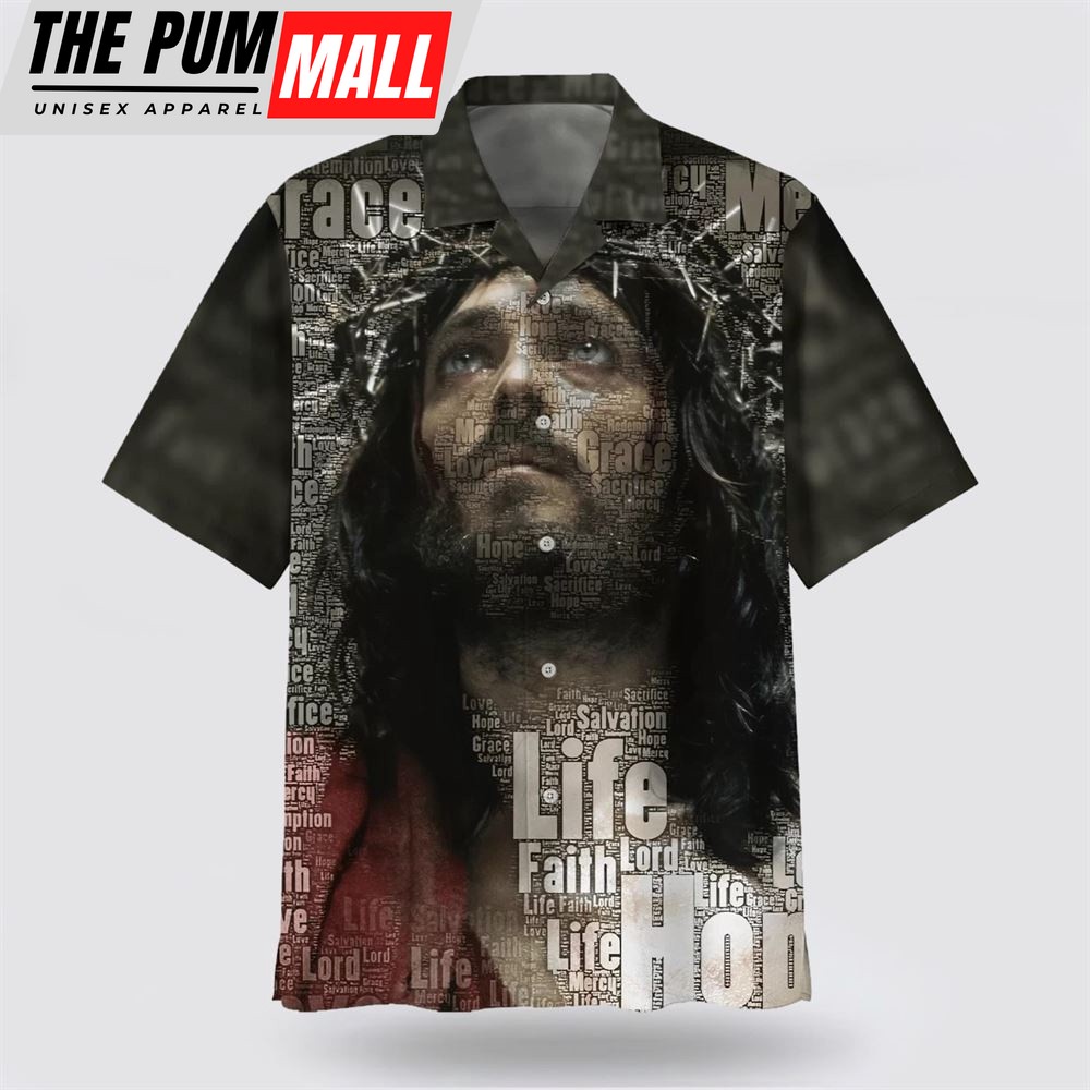 Christian Hawaiian Shirt, Jesus Christ Hawaiian Shirt, Religion Hawaiian Shirt